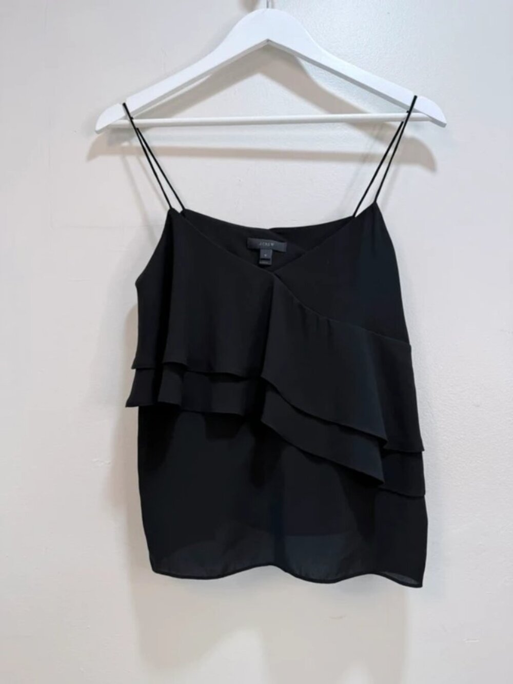 Slinky Drapey Coquette Layered Ruffle Dainty Tank
